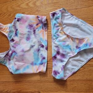 Colorful Tie-Dye Bikini Set